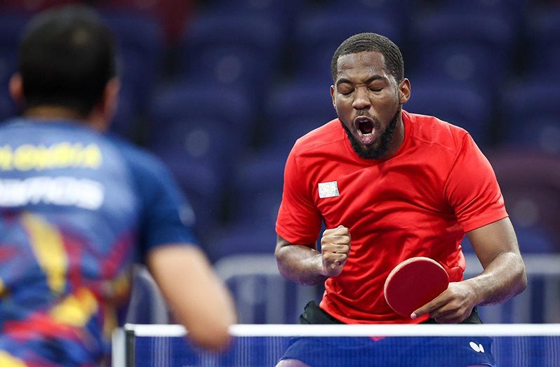Shemar Britton through to CAC table tennis final 8