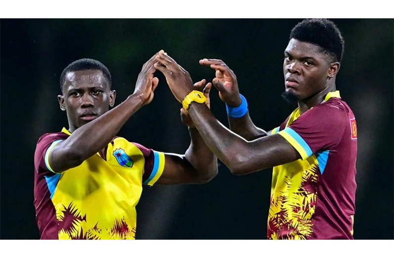 Shamar (left) and Alzarri Joseph will be ready in time for next year’s world cup