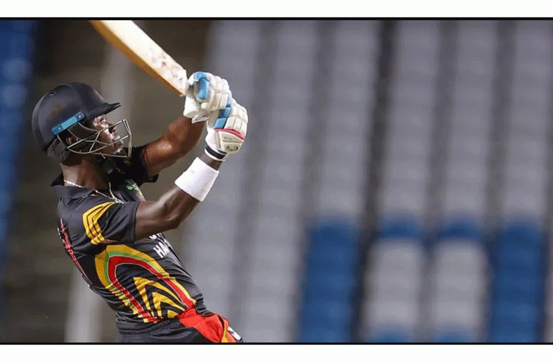 Rutherford unbeaten century propels Harpy Eagles run chase Guyana