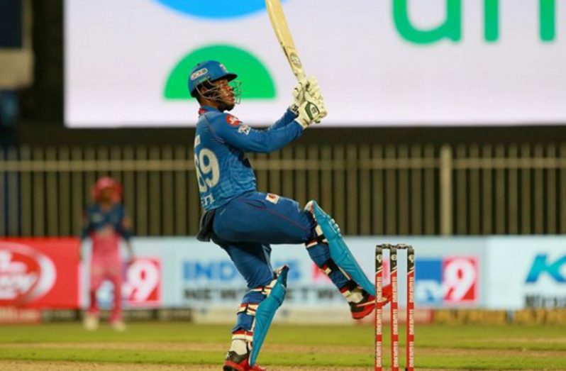 Shimron Hetmyer scored a match-winning 45 ag`ainst RR. His knock was studded with five sixes.