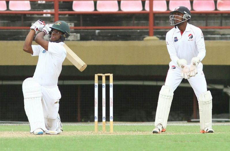 Shimron Hetmyer hit seven four and five sixes in his 114 off 127 balls.