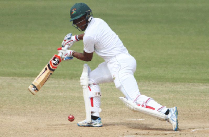 Shimron Hetmyer hit 48 in his only innings of the match