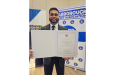 SCA President, Shiv Persaud, poses with a certificate of recognition from Councillor Neethan Shan of Ward 25 Scarborough North