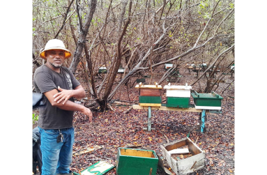 Shivpaul Rajkumar, beekeeper of Region Five