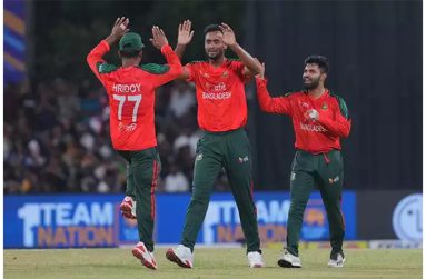 Shoriful Islam bowled a miserly spell of 1 for 13 in his 4 overs