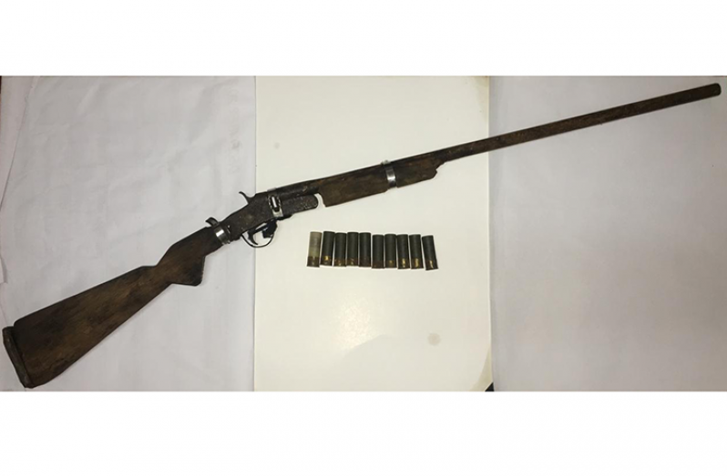 The shotgun that was found