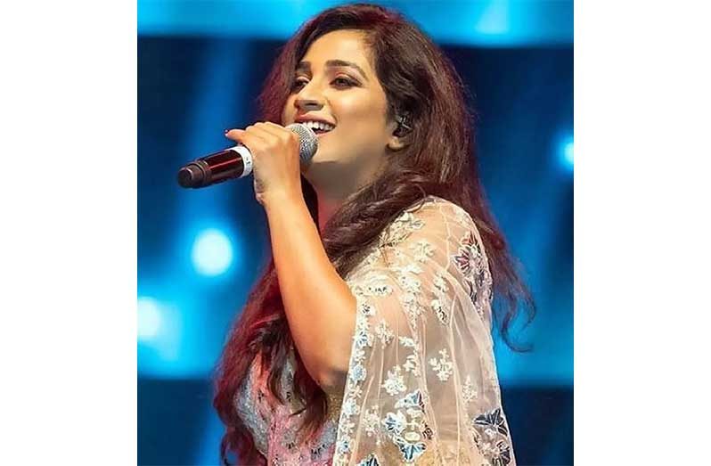 Renowned Indian singer, Shreya Ghoshal