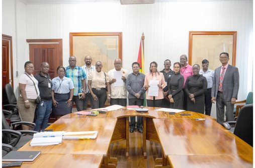 : Overseen by Senior Minister in the Office of the President with Responsibility for Finance and the Public Service, Dr Ashni Singh, two agreements that will see improved industrial relations were signed by GPL, and the GPSU, and GUYOIL and CCWU, respectively