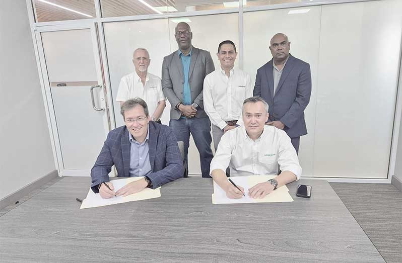 GMIN Ventures Guyana Inc., a subsidiary of G Mining Ventures Corp., has officially signed a landmark agreement with Komatsu–Genequip for the supply of mobile equipment for its flagship Oko West Gold Project