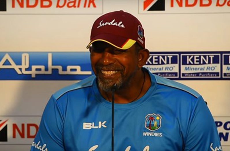 West Indies head coach Phil Simmons