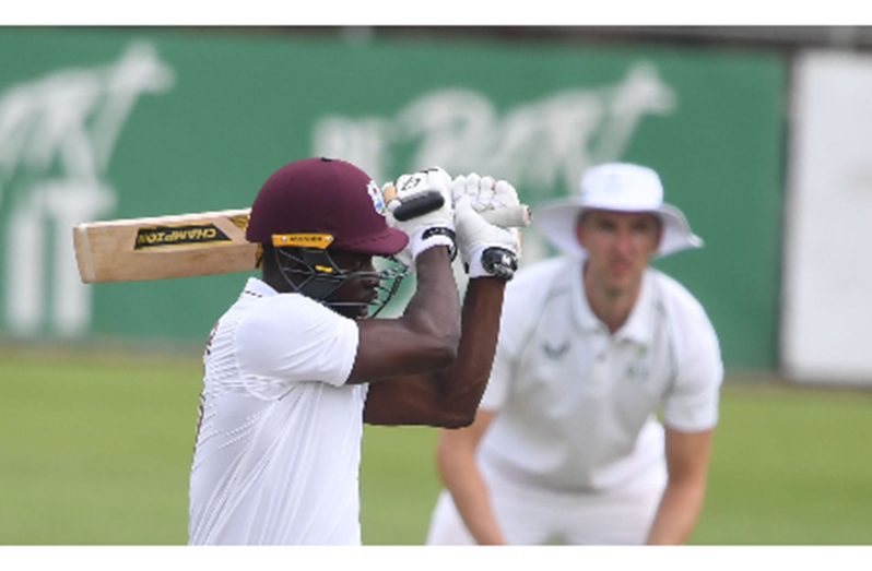 Kevin Sinclair … top-scored with exactly 50.