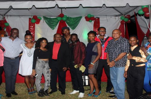 Kross Kolor artistes at the Christmas album launch at Colgrain House