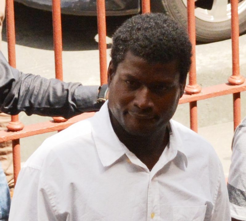 Murder accused, Michael Ridley. [Ivan Bentham photo]