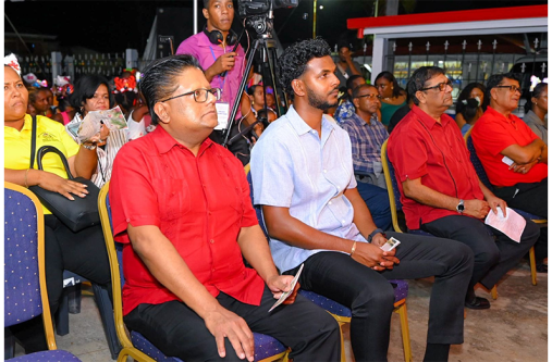 Senior Minister in the Office of the President with Responsibility for Finance, Dr. Ashni Singh, at the event on Thursday night (MoF photo)