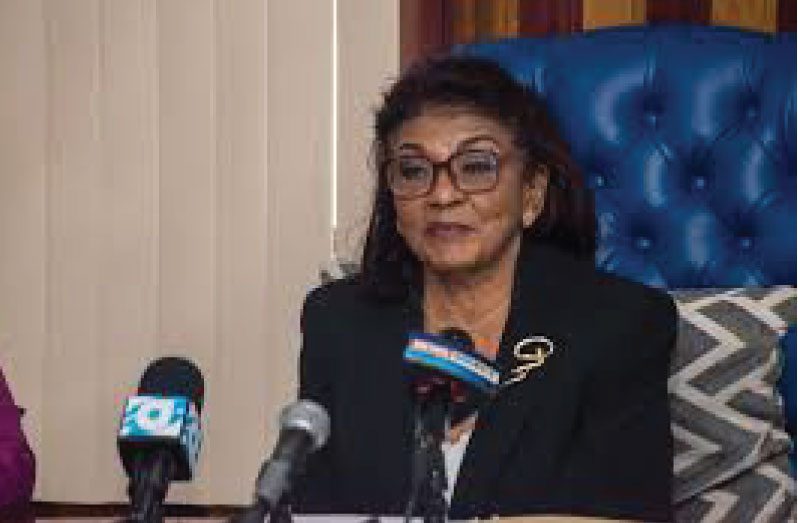 Chairman of GECOM, Justice (Ret’d) Claudette Singh