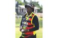 Guyana Chronicle’s Sean Devers interviewing Guyana’s Head Coach Tremayne Smartt at Lusignan (Sachin Singh photos)
