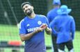 Jasprit Bumrah's all smiles during a practice session • Bipin Patel