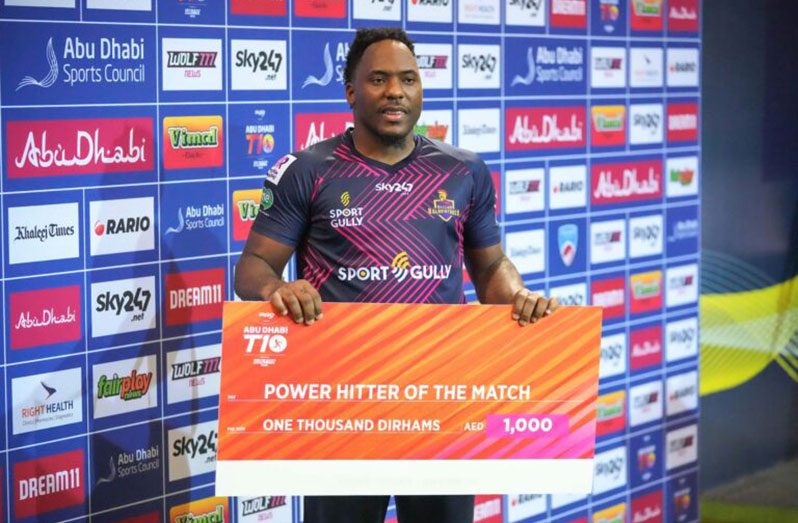 Odean Smith was power hitter of the match against Northern Warriors