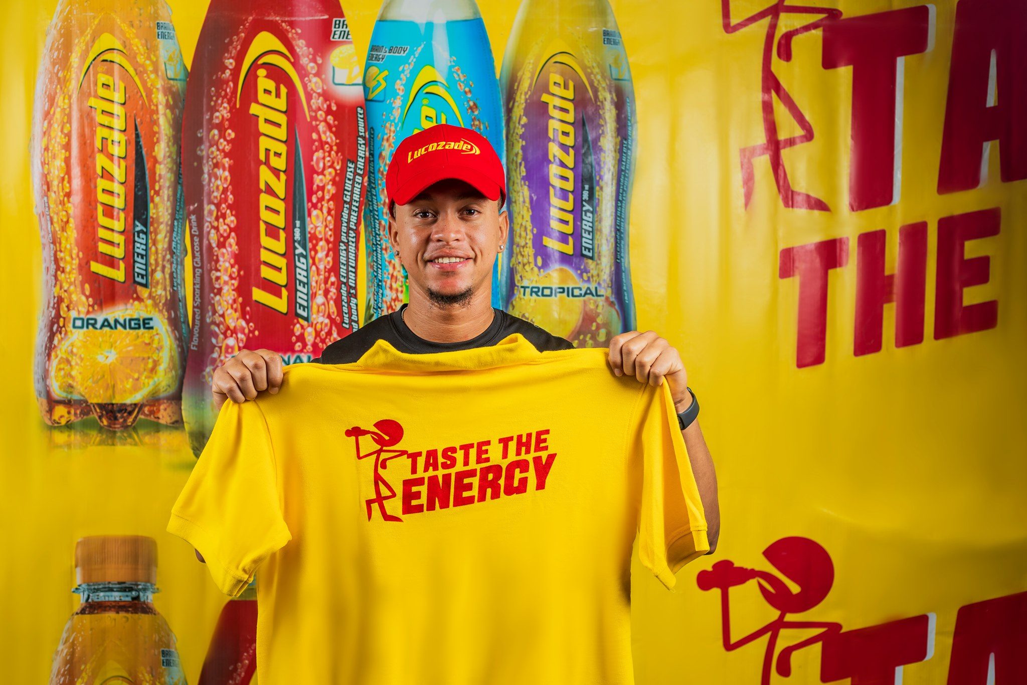 Nial Smith is now a Brand Ambassador for Lucozade Guyana.