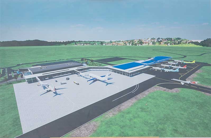 An artist impression of what the new terminal could look like