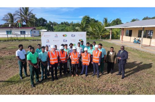 Officials turned the sod for the new Occupational Safety and Health Centre of Excellence on Friday last