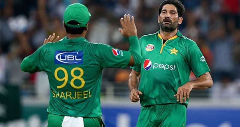 Sohail Tanvir completed 50 T20I wickets and finished with 3 for 13 in four overs as  Pakistan beatWest Indies in  2nd T20I in Dubai, yesterday. © Getty Images