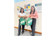 President of Archery Guyana Inc., Vidushi Persaud-McKinnon (right) and Aliyah Edun, Product Specialist at Massy Distribution Inc., the distributor of Soldanza in Guyana