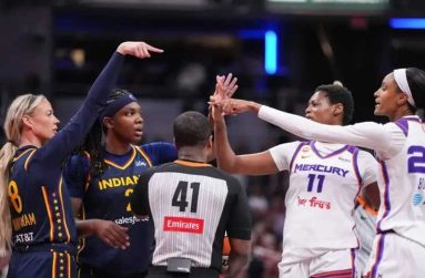Sophie Cunningham and DeWanna Bonner became the focal point of the ongoing trash-talking, with Bonner issuing choice words to Cunningham and pointing at her