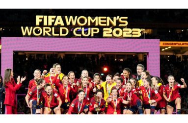 Spain beat England to win the Women's World Cup in Australia and New Zealand last month.