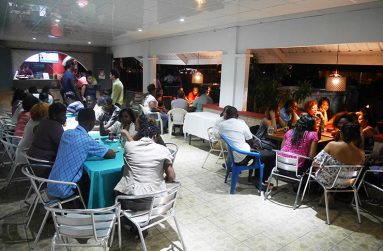 A scene from Spanglish Night this past week at YMCA