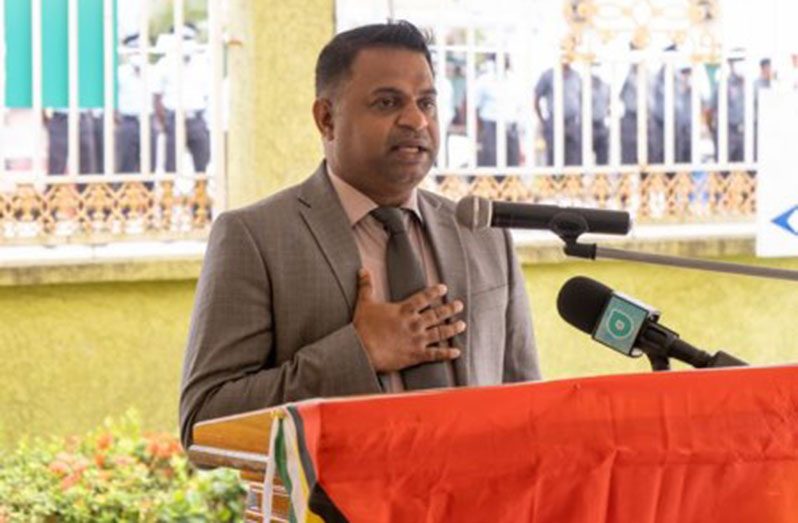 Minister within the Ministry of Public Works, Deodat Indar