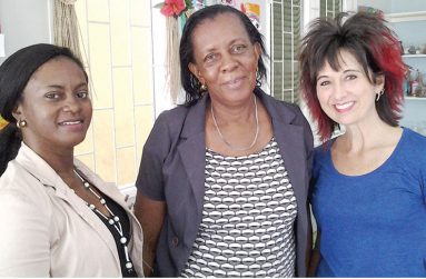 Senior Staff at Diamond School for Children with Special Needs. (From left) Head Teacher, Wendy Grimmond-Webster, Patsy Clarke and Debra Stenson. (Photos by Philiesha Thomas)
