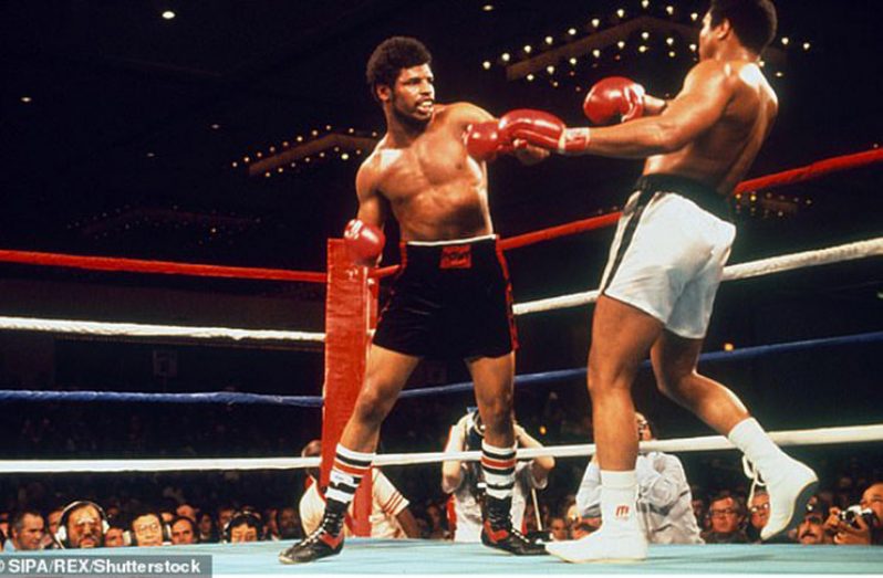 Leon Spinks (left) defeated Muhammad Ali in 1978 but was beaten by him in a rematch later that year.