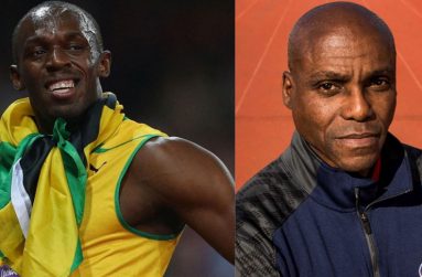 Olympic legends Usain Bolt (left) and Carl Lewis have not always seen eye to eye.