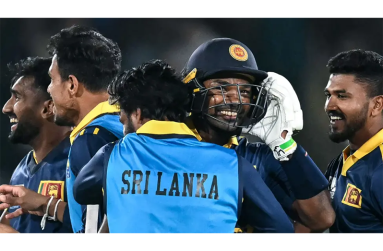 Only South Africa have scored more to win a one-day international than the 430 scored by Sri Lanka
