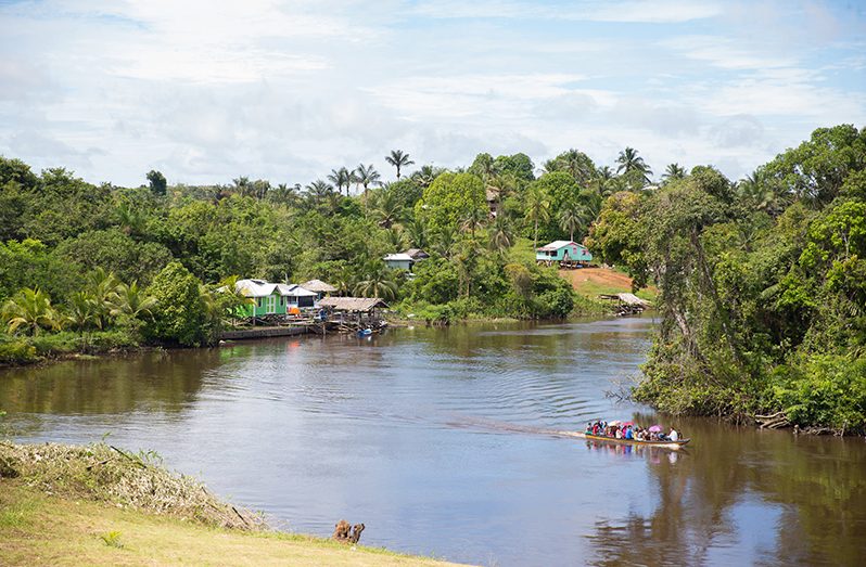 One of the many indigenous communities - Karawab Village (St. Monica)