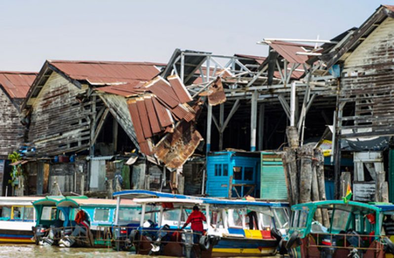 The Stabroek Market wharf