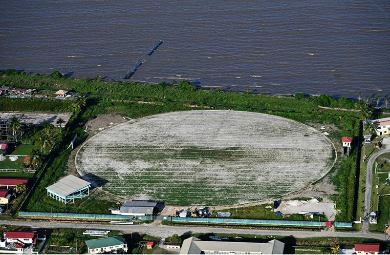 The government is funding the development of more facilities. In photo: The development of the Anna Regina ground, aimed at turning the facility into a multipurpose stadium