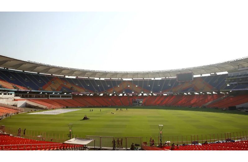 A general view of the Narendra Modi Stadium, where the World Cup final is likely to be held  •  Getty Images