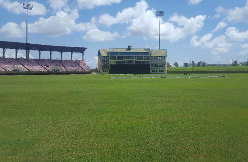 3.	The National Stadium at Providence, East Bank Demerara looks in tip top shape, despite a prolonged rainy season. (Rajiv Bisnauth photo)
