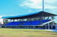 One of the completed stands