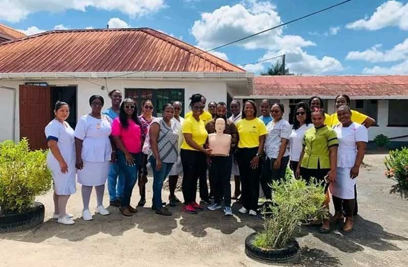 Staff of the Kwakwani Hospital