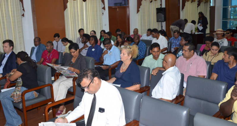 Stakeholders who were present at the Public Consultation on Guyana’s position at the UN Climate Summit.