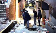 Investigators inspect the scene where many people died and were injured in a stampede during a Halloween festival in Seoul, South Korea (REUTERS/Kim Hong-ji)
