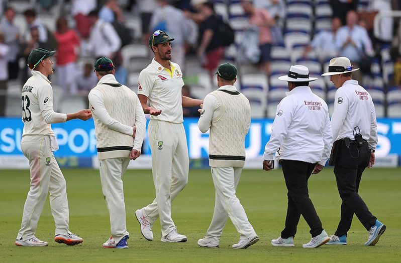 Mitchell Starc accepts by the letter of the law his catch off Ben Duckett was correctly ruled not out, and says England must similarly accept Jonny Bairstow's stumping