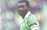 Stephen Tataw was captain of Cameroon as they reached the quarter-finals of the 1990 World Cup in Italy. (Getty Images)