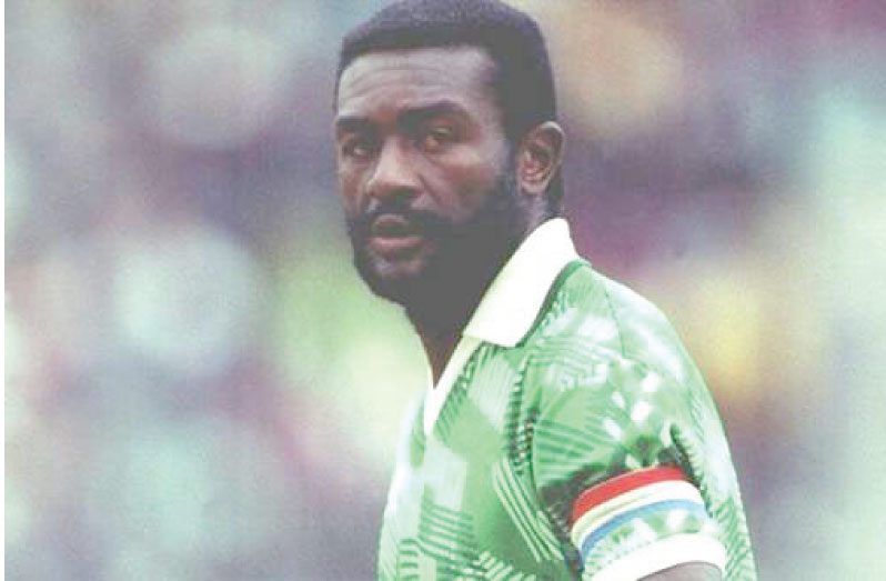 Stephen Tataw was captain of Cameroon as they reached the quarter-finals of the 1990 World Cup in Italy. (Getty Images)