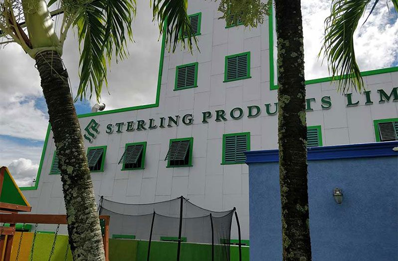 Sterling Products Limited headquarters at Providence, East Bank Demerara