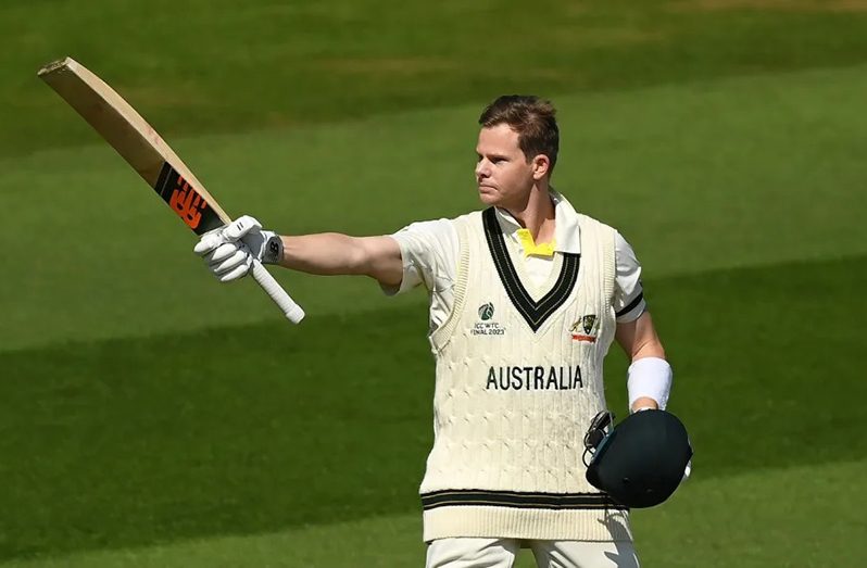 Test century No. 31 for Steven Smith•ICC via Getty Images