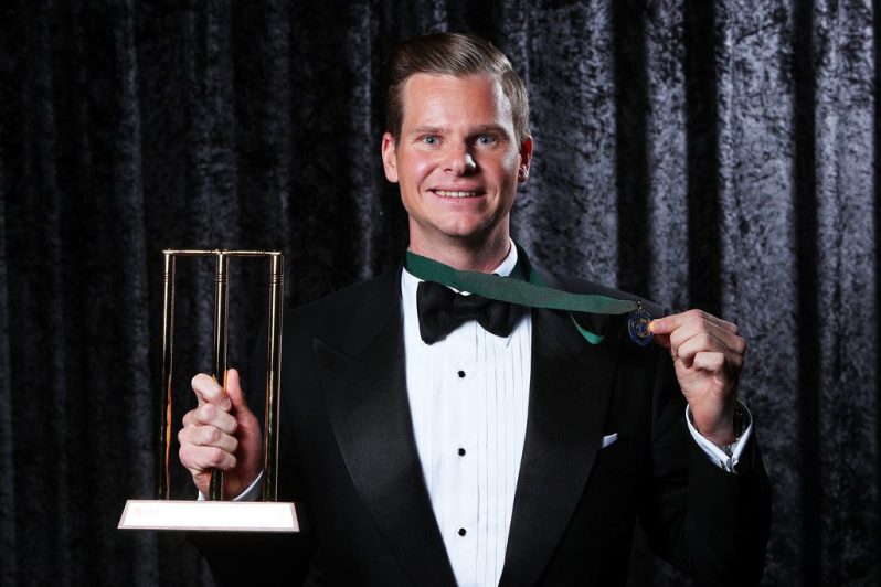 Steve Smith won the Allan Border Medal and was named Test Cricketer-of-the-Year.